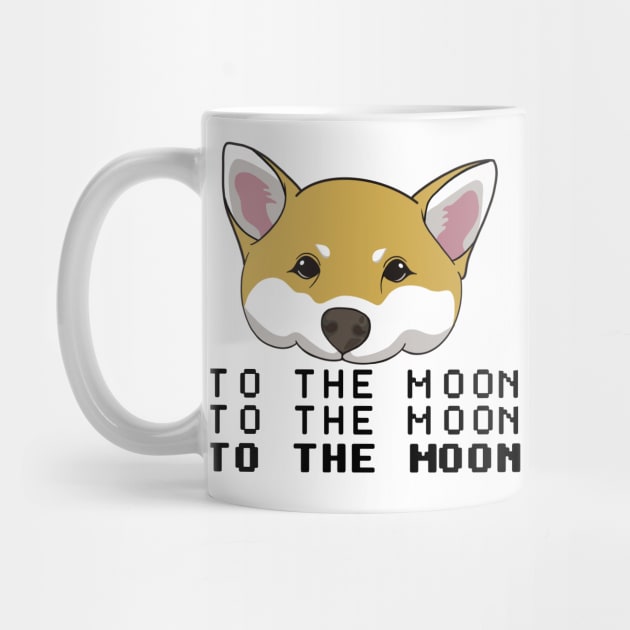 Stonks - Shiba to the Moon by Divoc